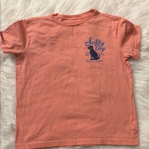 Rumi + Ryder Salty Dog Coral Short-Sleeve Crew Tee for Kids